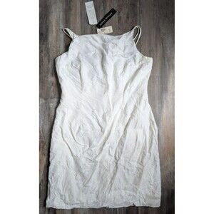 NWT Vintage Deadstock Donna Morgan 100% Linen Dress Women's 14 NEW VTG